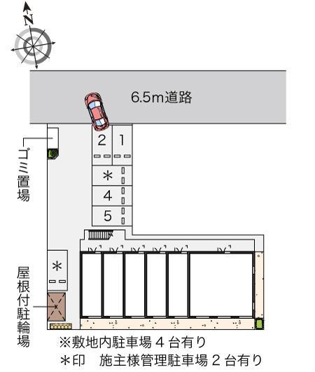 あおば(51760)の駐車配置図