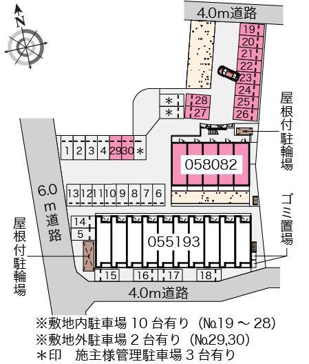 ミランダシャンデフレーズⅡ(58082)の駐車配置図