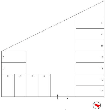 すえひろパーク銀座3丁目の駐車配置図