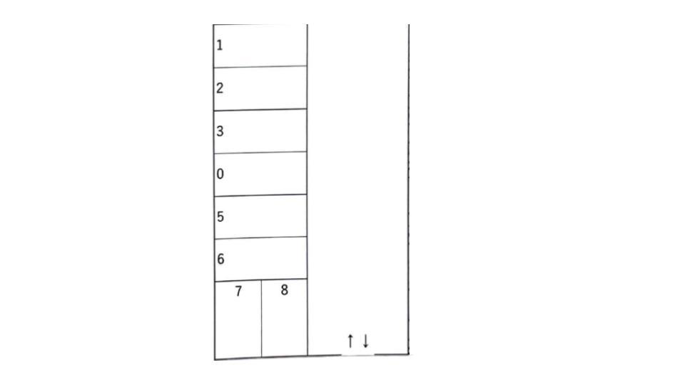 17030駐車場の駐車配置図