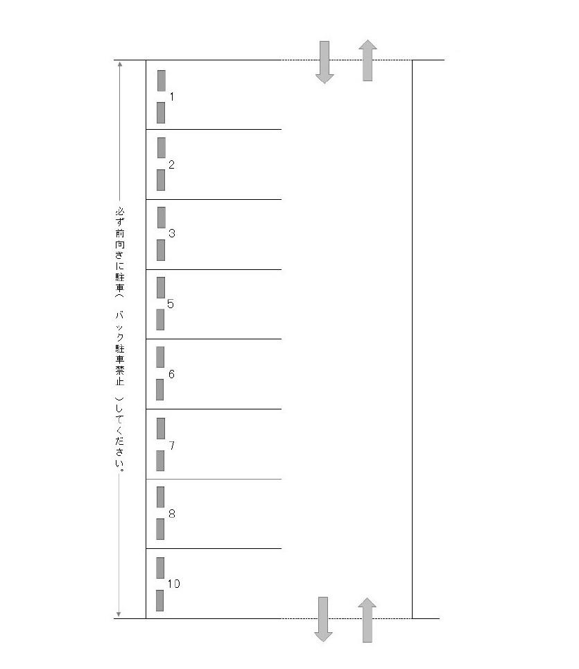 J-790の駐車配置図