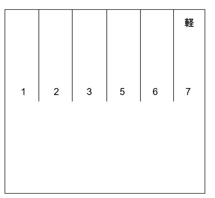 犬山-2の駐車配置図