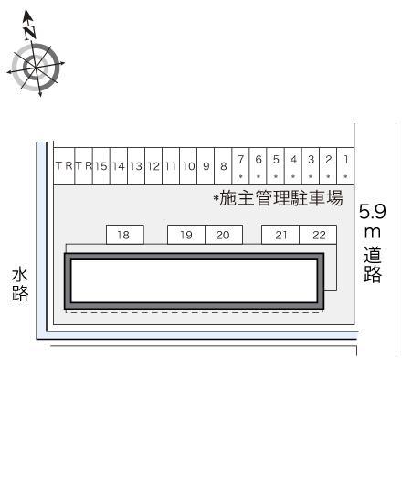川合(20078)の駐車配置図