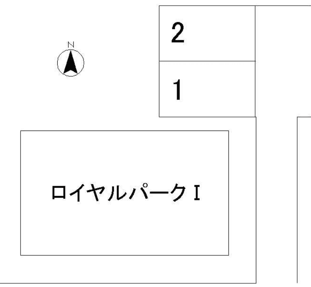 風間月極駐車場の駐車配置図