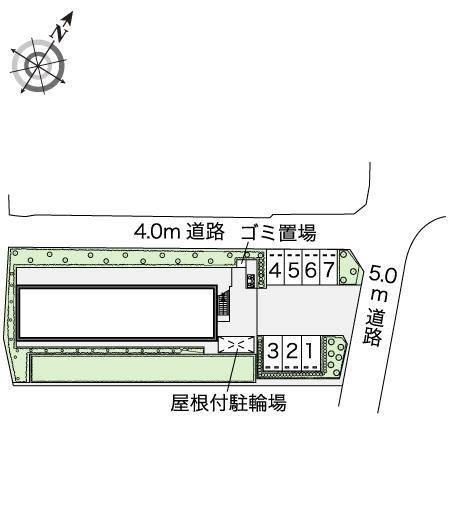 六甲ガーデンズ(41449)の駐車配置図