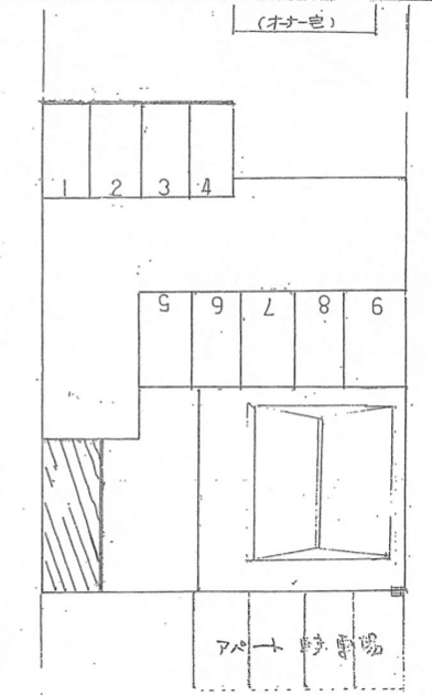 アネックス山田駐車場の駐車配置図