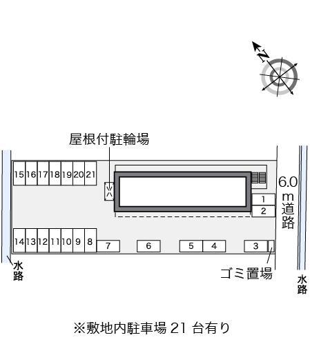 大内(35733)の駐車配置図