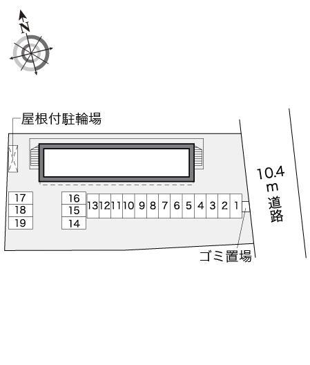 さくらんぼ(17865)の駐車配置図