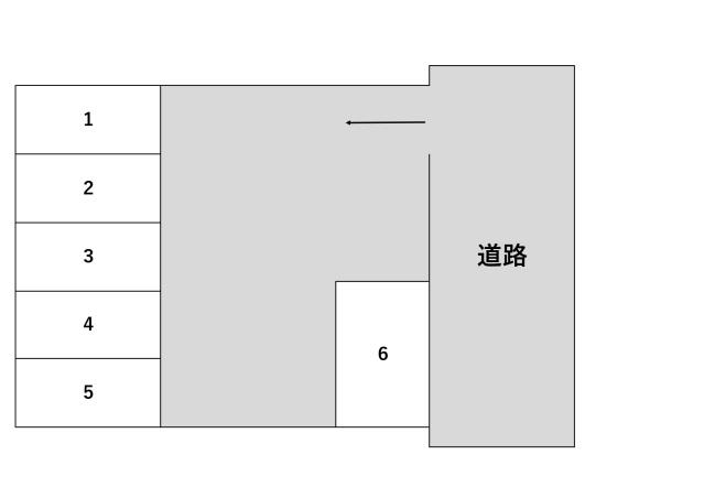 地御前駐車場の駐車配置図