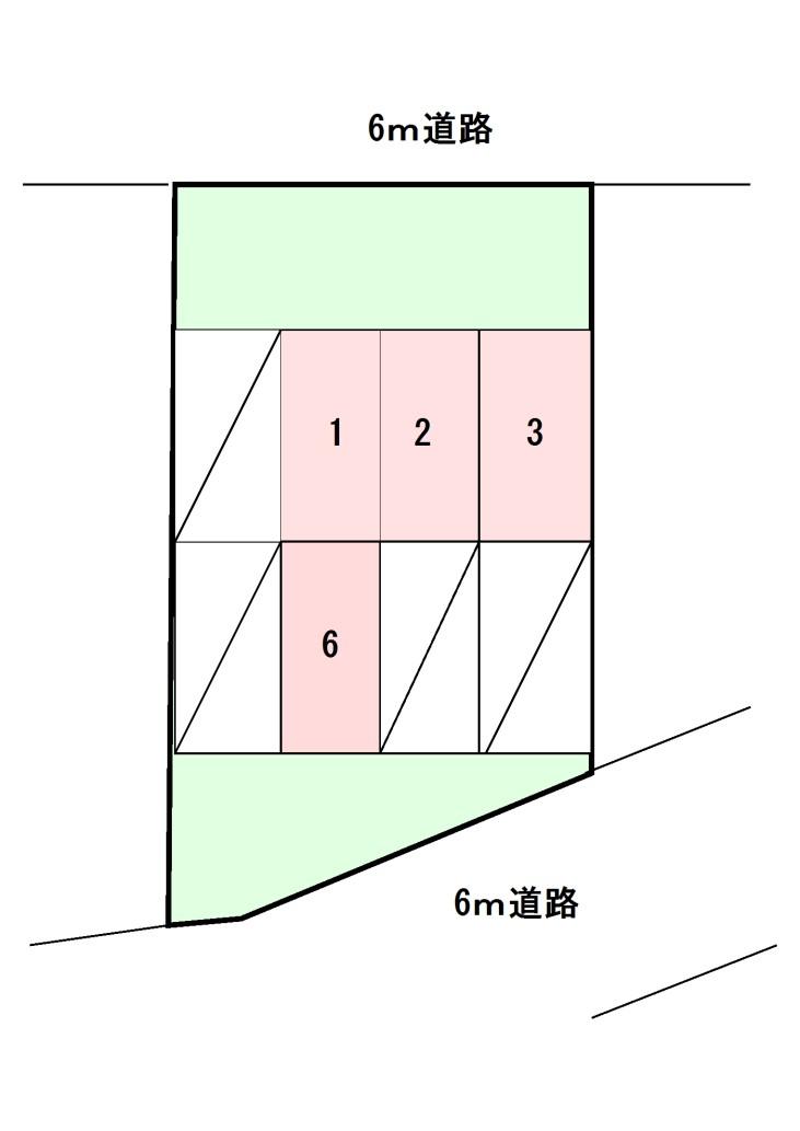 上尾春日2丁目駐車場の駐車配置図