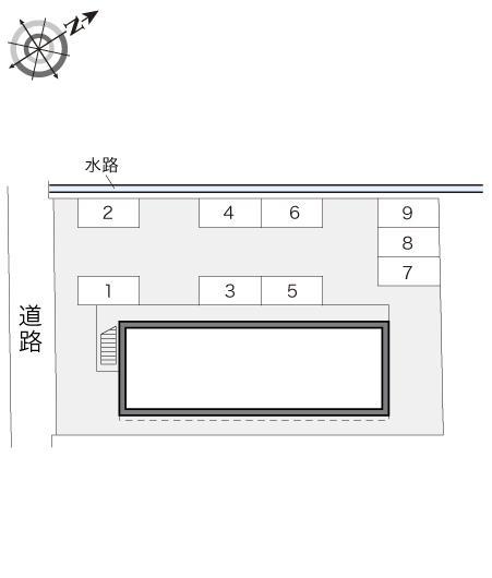 Pia・ハシマ(18324)の駐車配置図