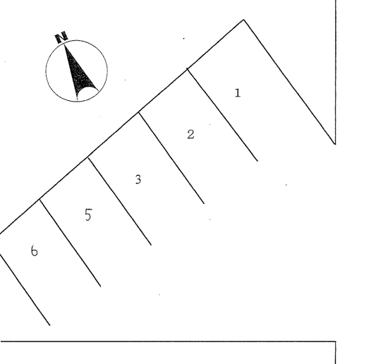 東町三丁目第2駐車場の駐車配置図