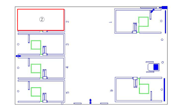 高社第1の駐車配置図