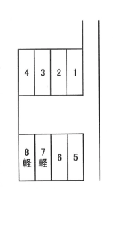 347駐車場の駐車配置図