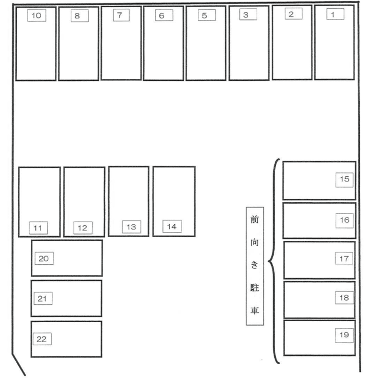 807の駐車配置図
