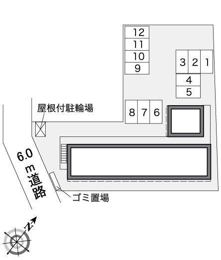 W West(39264)の駐車配置図