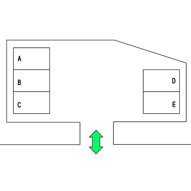 真鍋1丁目平島駐車場の駐車配置図