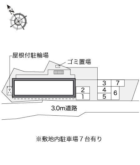 オルディーレ(30886)の駐車配置図