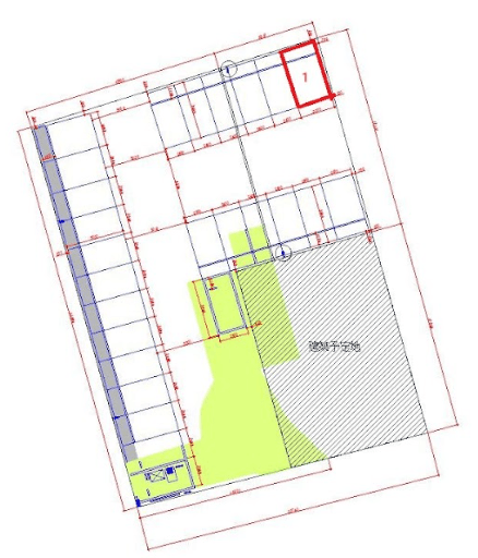 佐貫駅前第3の駐車配置図