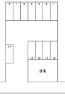濱田パーキングの駐車場