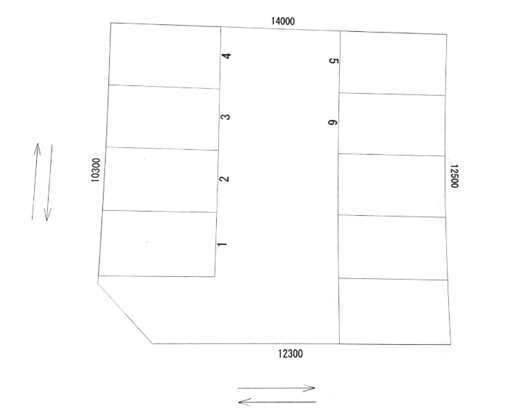 ザ・パーク中太田の駐車配置図