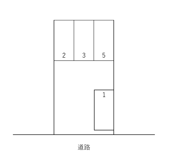 八潮駅前パーキングの駐車配置図