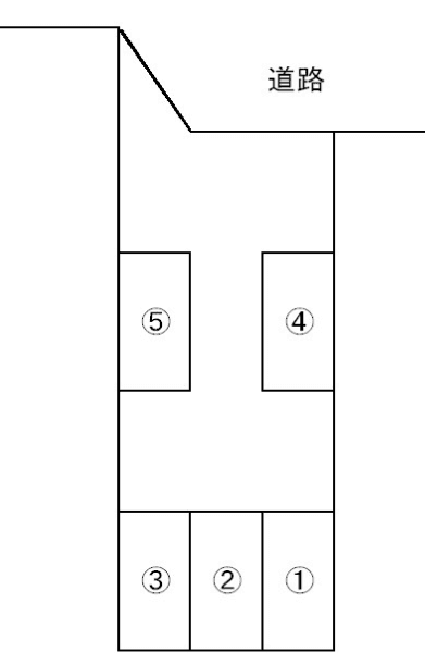 泉野出町パーキングの駐車配置図