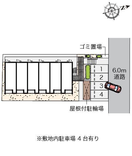 クレイノシエル ブルー(56351)の駐車配置図