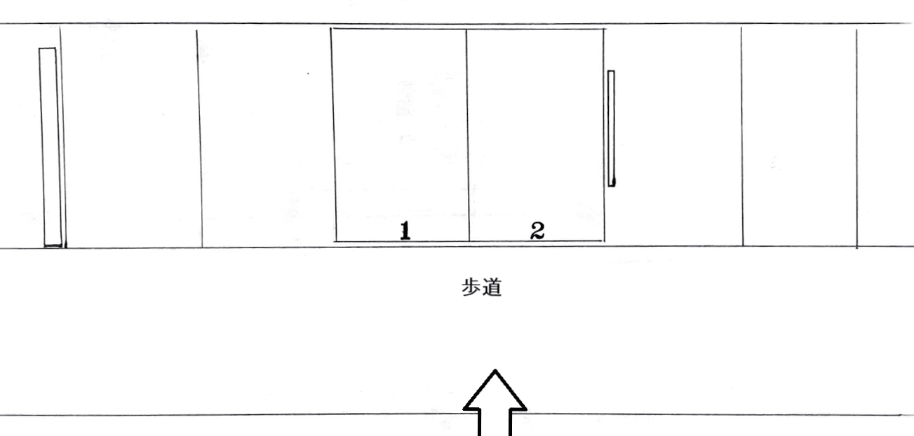 黒崎5丁目パーキングの駐車配置図