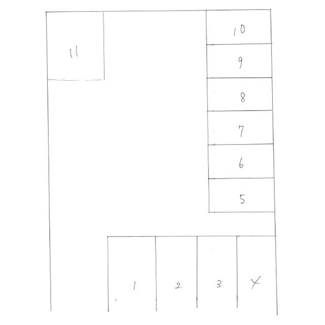 M1-1パーキングの駐車配置図
