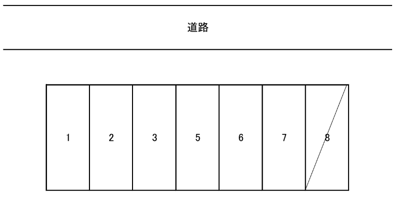今広駐車場の駐車配置図