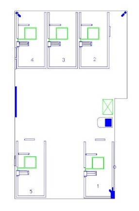 阪南町第4の駐車配置図