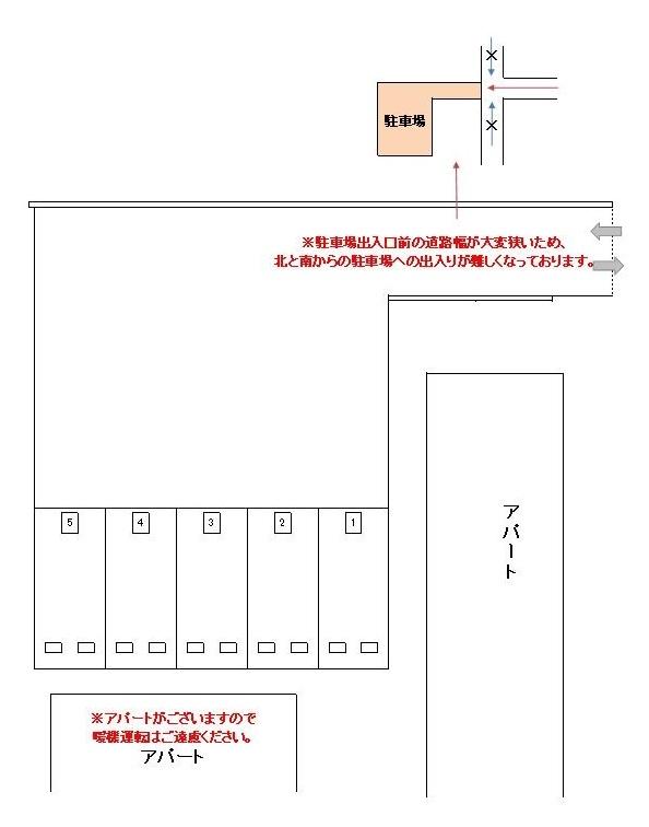 J-936の駐車配置図