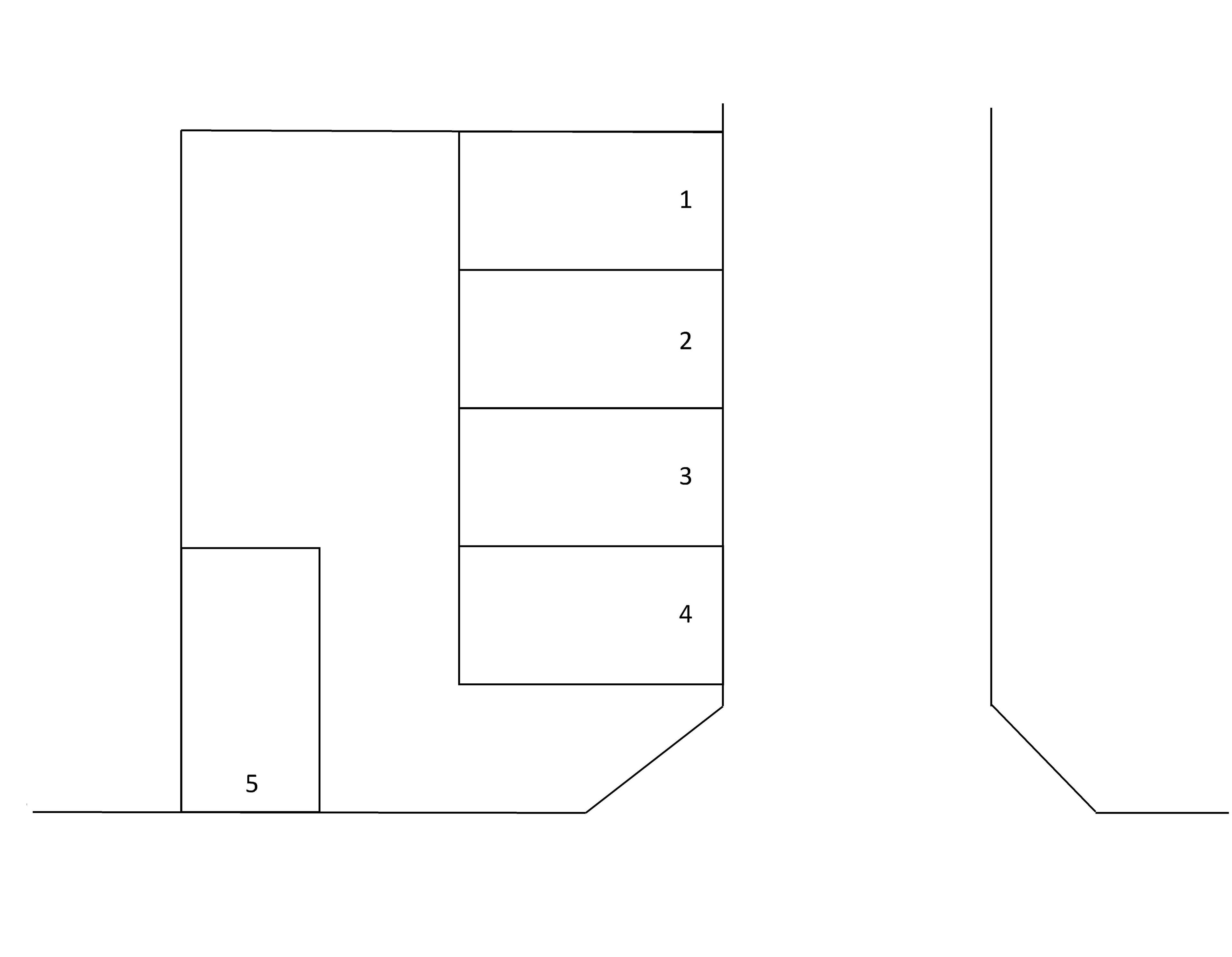関屋御船蔵町駐車場の駐車配置図