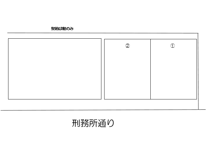 すみれ駐車場の駐車配置図