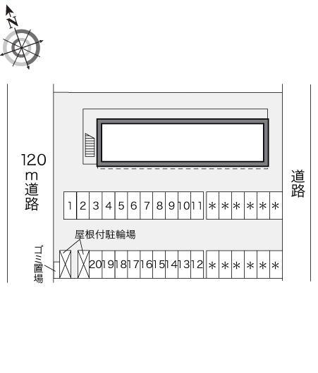 ヴァン リュミエール(24193)の駐車配置図