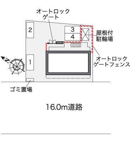 双葉ヒルズ(36539)の駐車配置図