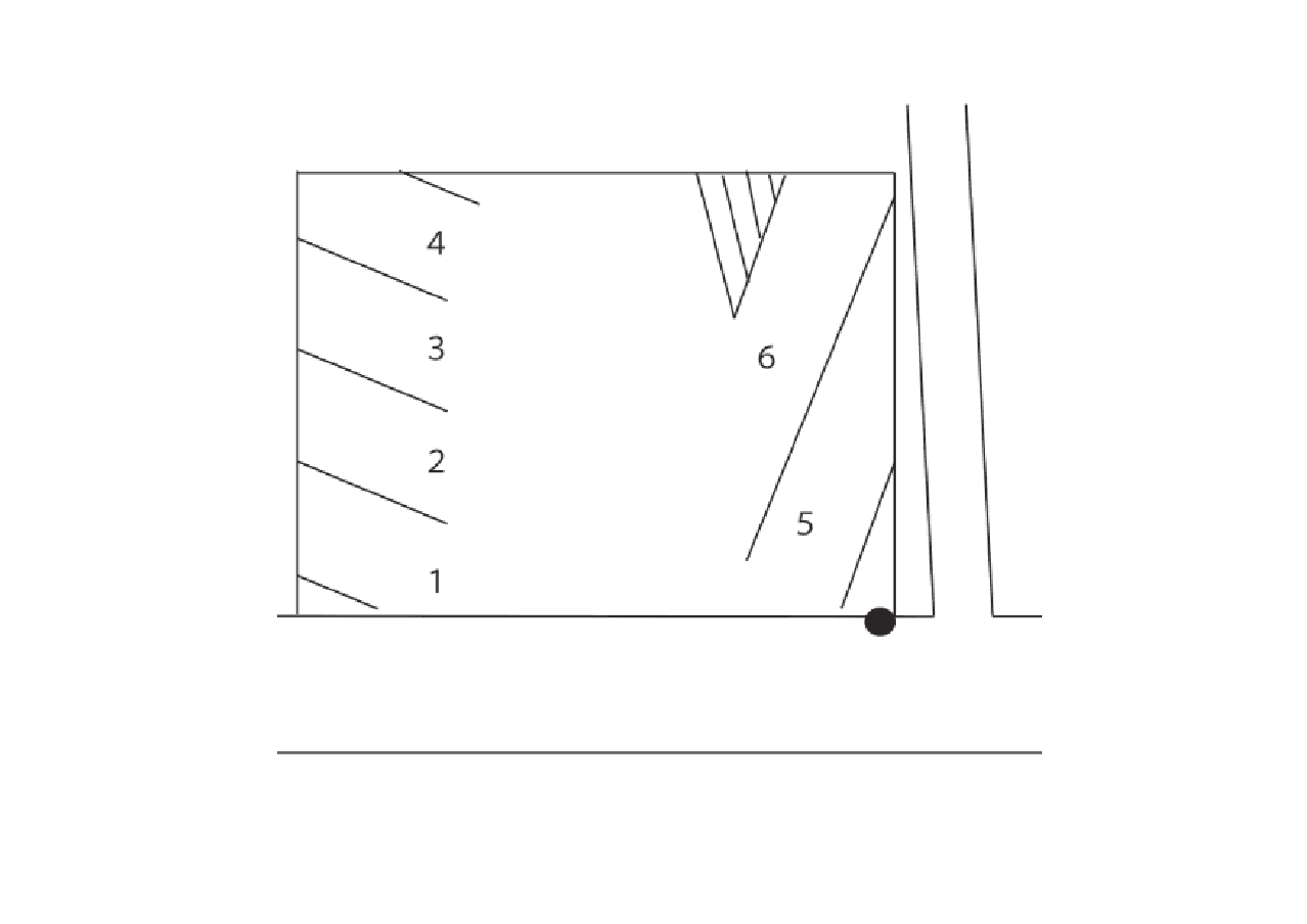 藤井駐車場の駐車配置図