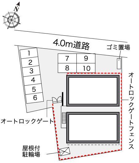 メゾン ローリエ2(40928)の駐車配置図