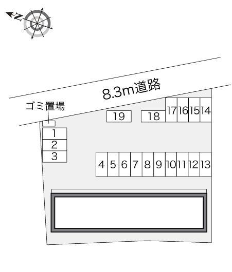 ASAHI(22380)の駐車配置図
