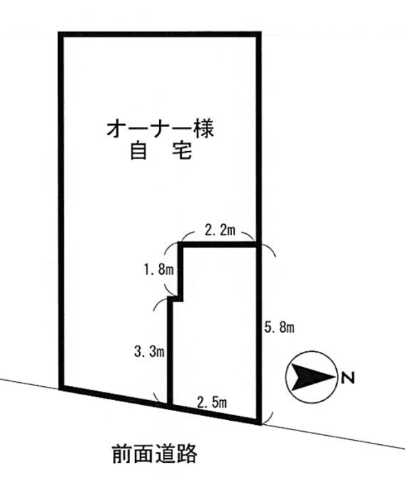 田代駐車場の駐車配置図