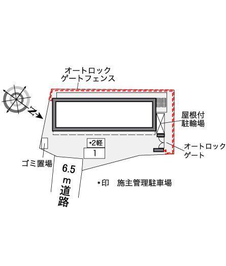 掛休(39044)の駐車配置図