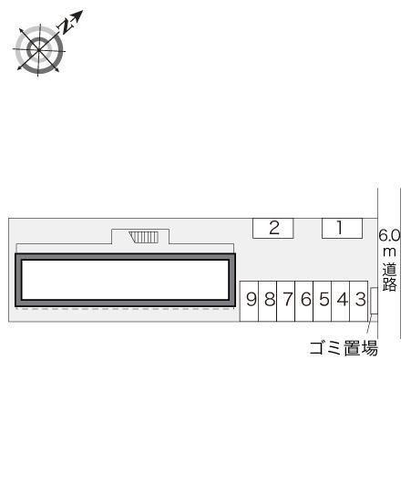 シャルマンⅡ(20082)の駐車配置図