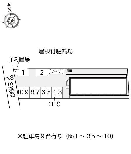 東原(16821)の駐車配置図