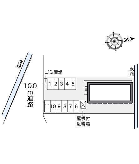 エクセル九谷(25902)の駐車配置図