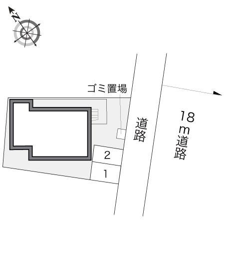 駒の舞(10038)の駐車配置図
