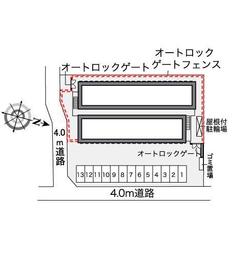 マグノーリア(35755)の駐車配置図
