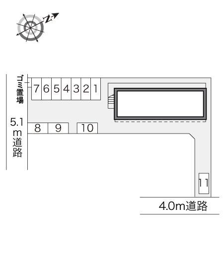 新町(15429)の駐車配置図