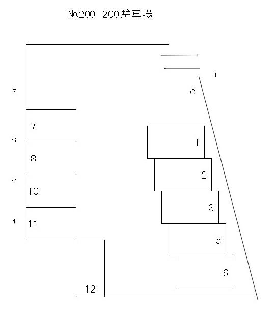 J-200の駐車配置図