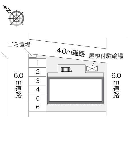 Uフォンターナ(24125)の駐車配置図